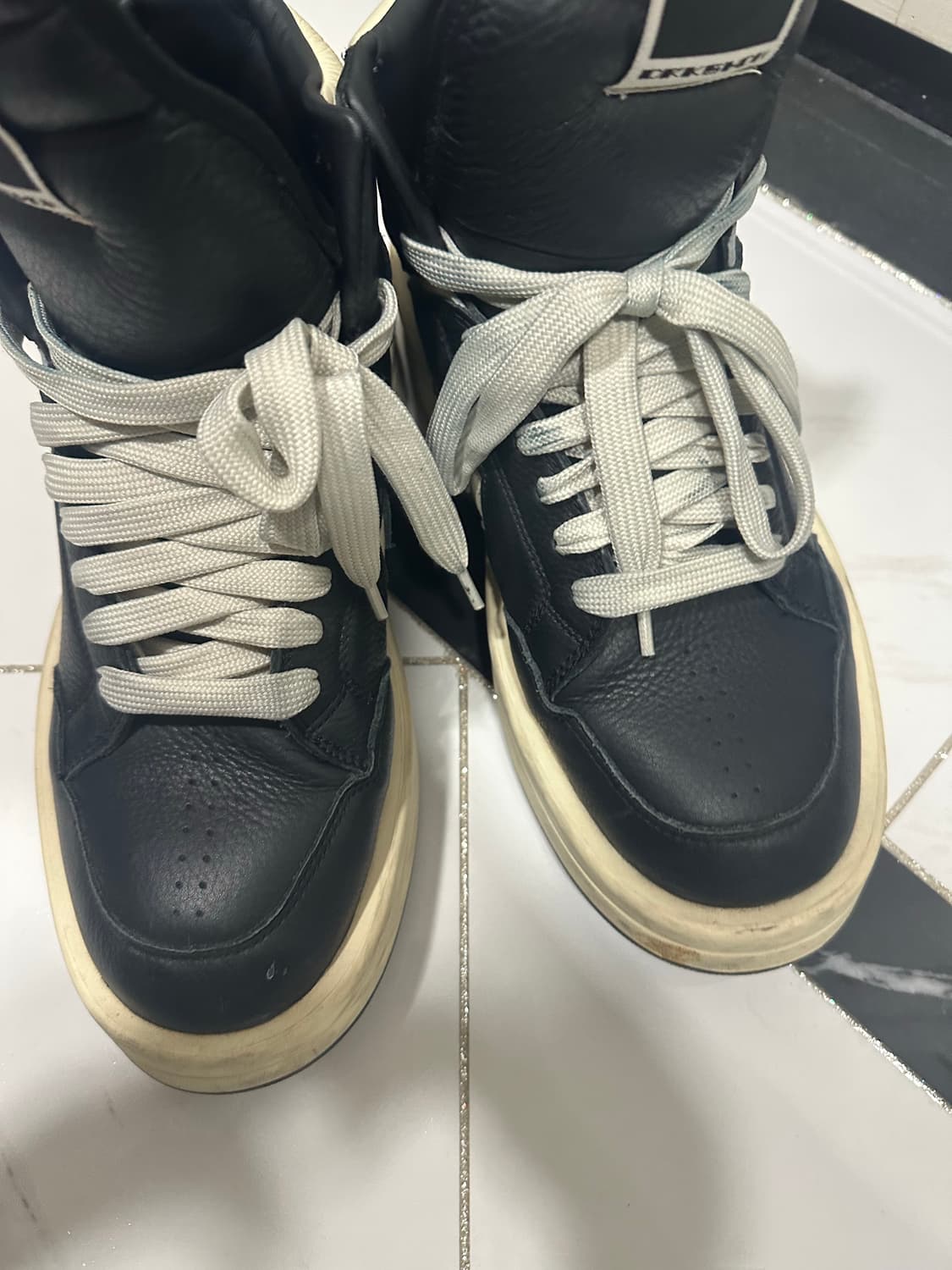 컨버스 x 다크쉐도우 터보웨폰 블랙 크림 상품이미지2