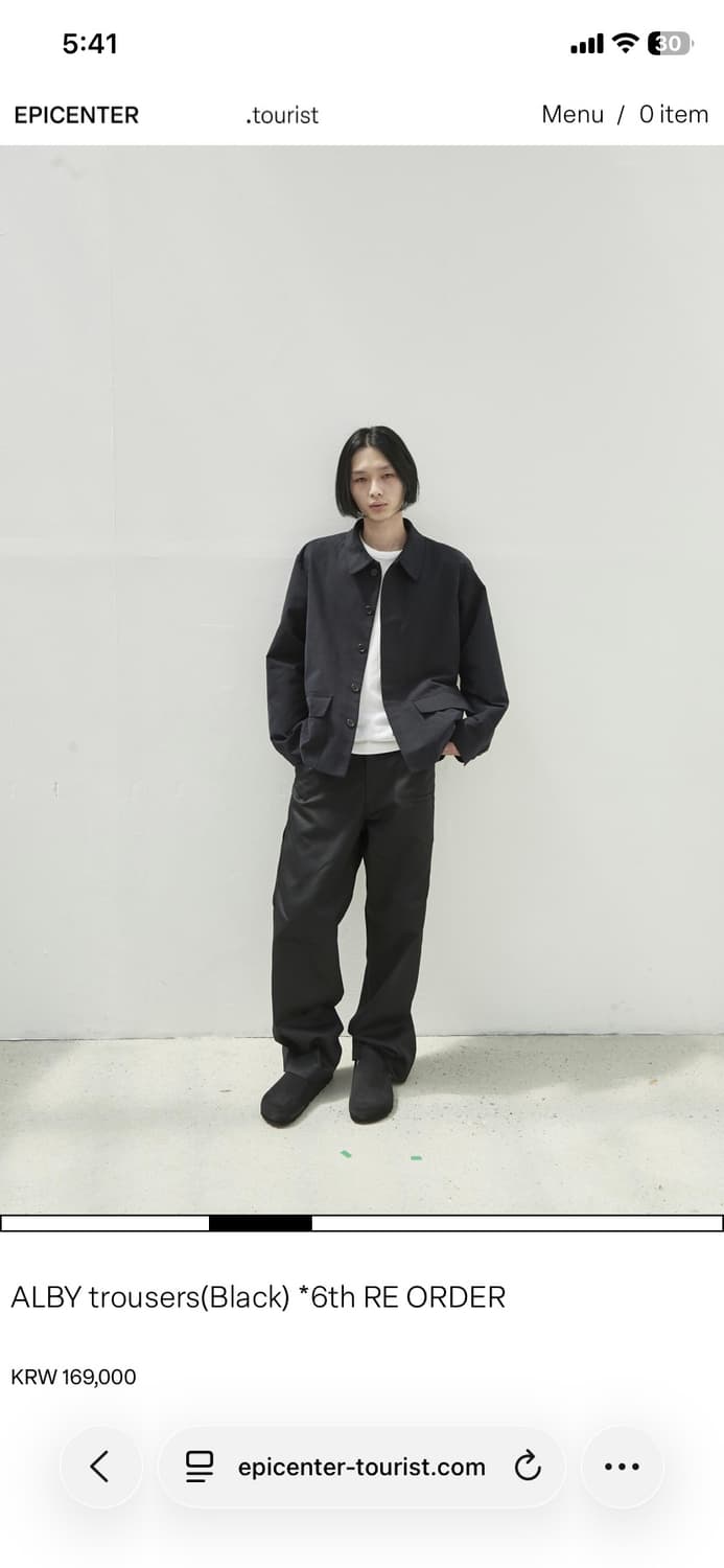 Epicenter tourist ALBY trouser M 상품이미지2