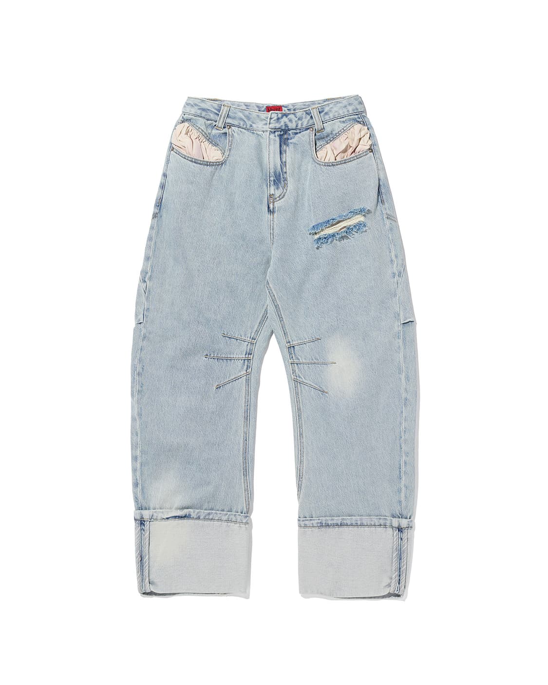LAZY DROP JEAN_LIGHT BLUE 상품이미지1