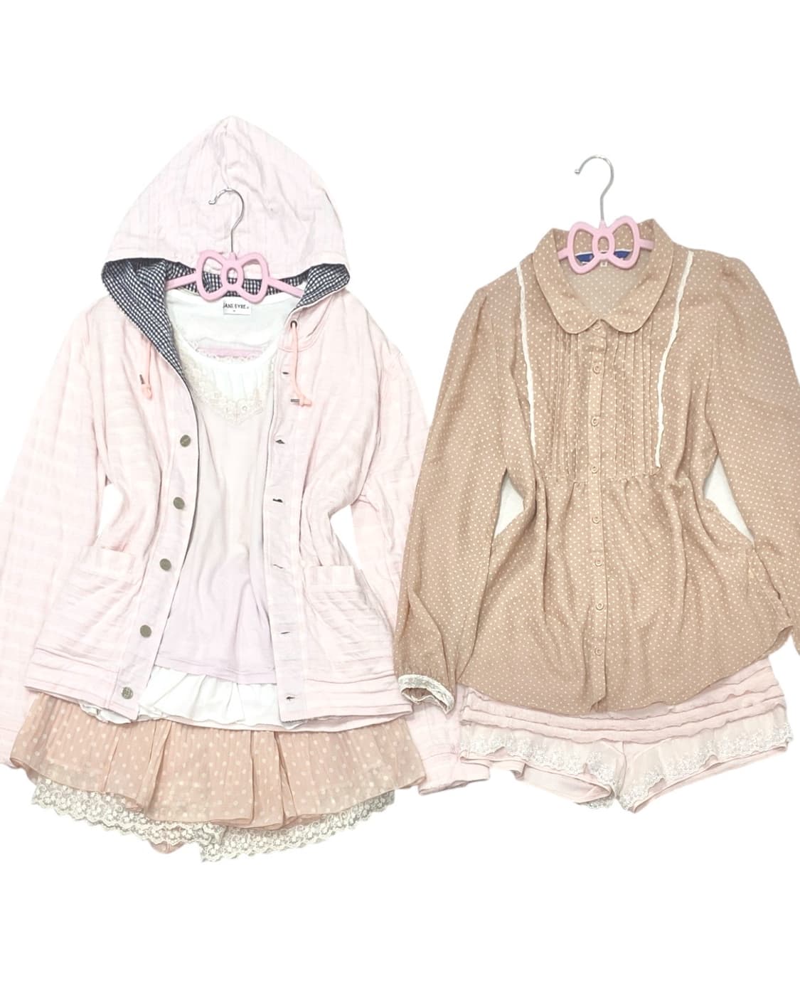 [THE EMPORIUM] 로걀 브라운핑크 도트 블라우스 상품이미지4