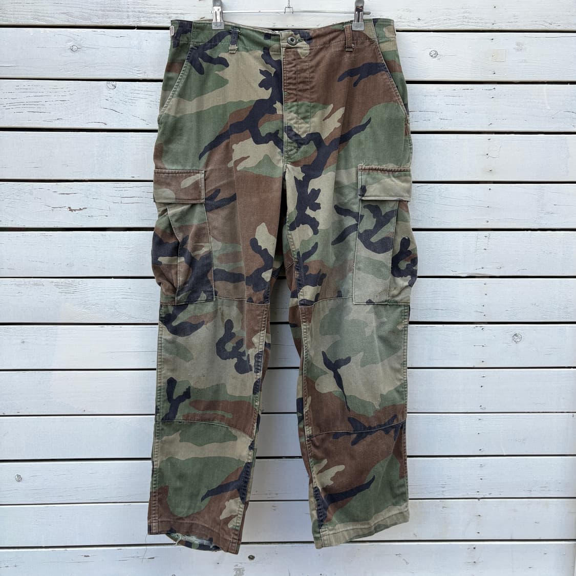 Vintage 90s 오리지널 미군 우드랜드 BDU 밀리터리 팬츠 상품이미지1