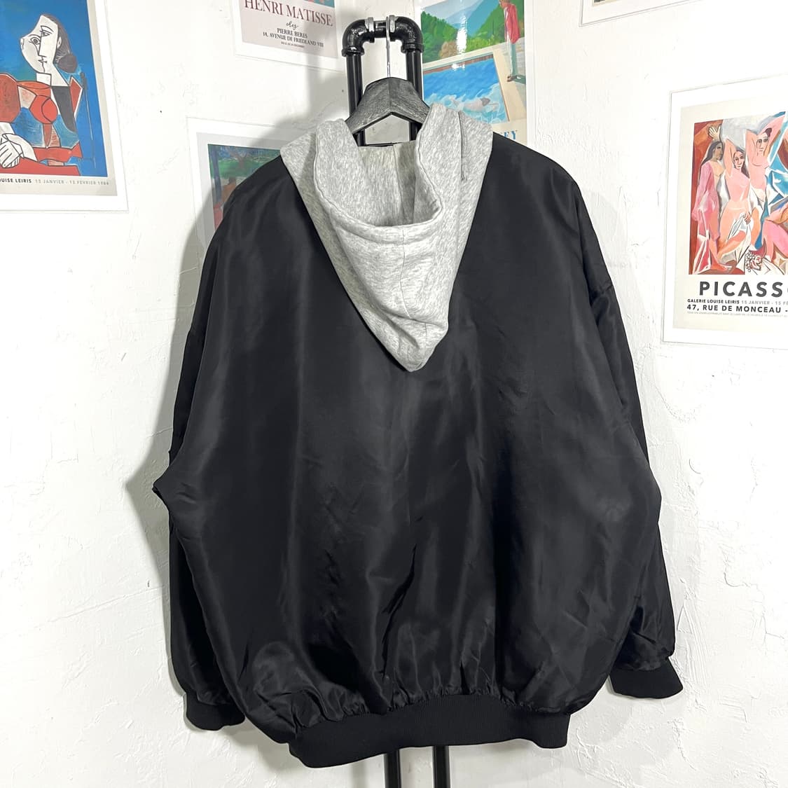 레트로스튜디오 후드 블루종 자켓 상품이미지2