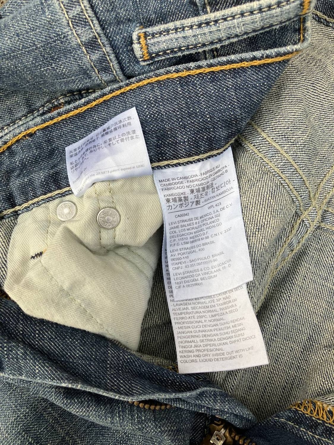 Levis 569 indigo jeans (34-35) a10 상품이미지5