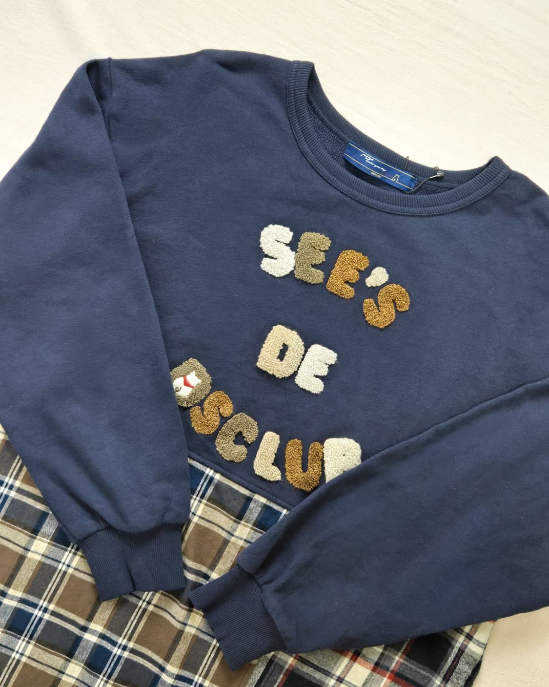 (D.S.CLUB)90년대 빈티지 무드 오버사이즈 원피스 상품이미지3