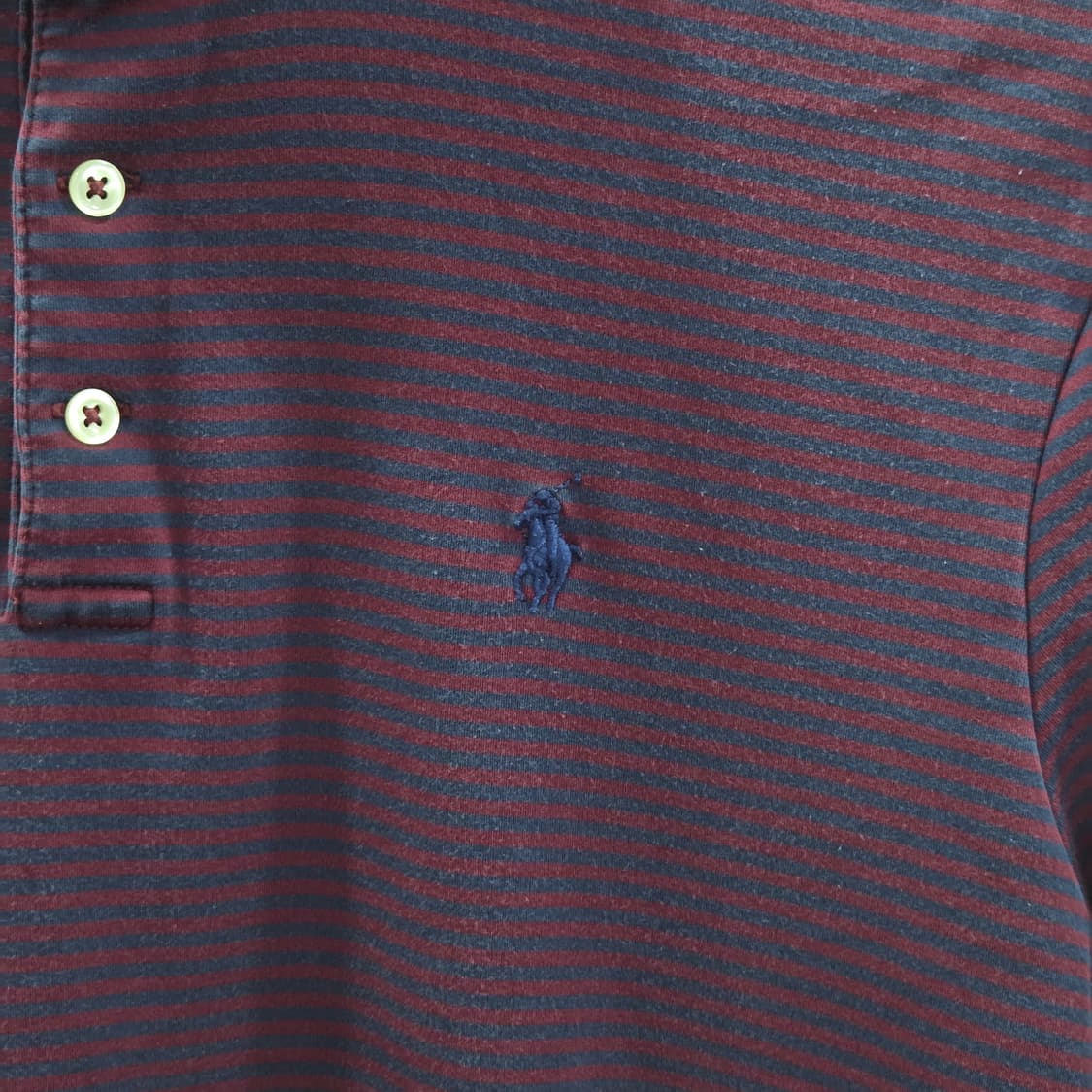 폴로랄프로렌 코튼 스트라이프 카라티 S 상품이미지2