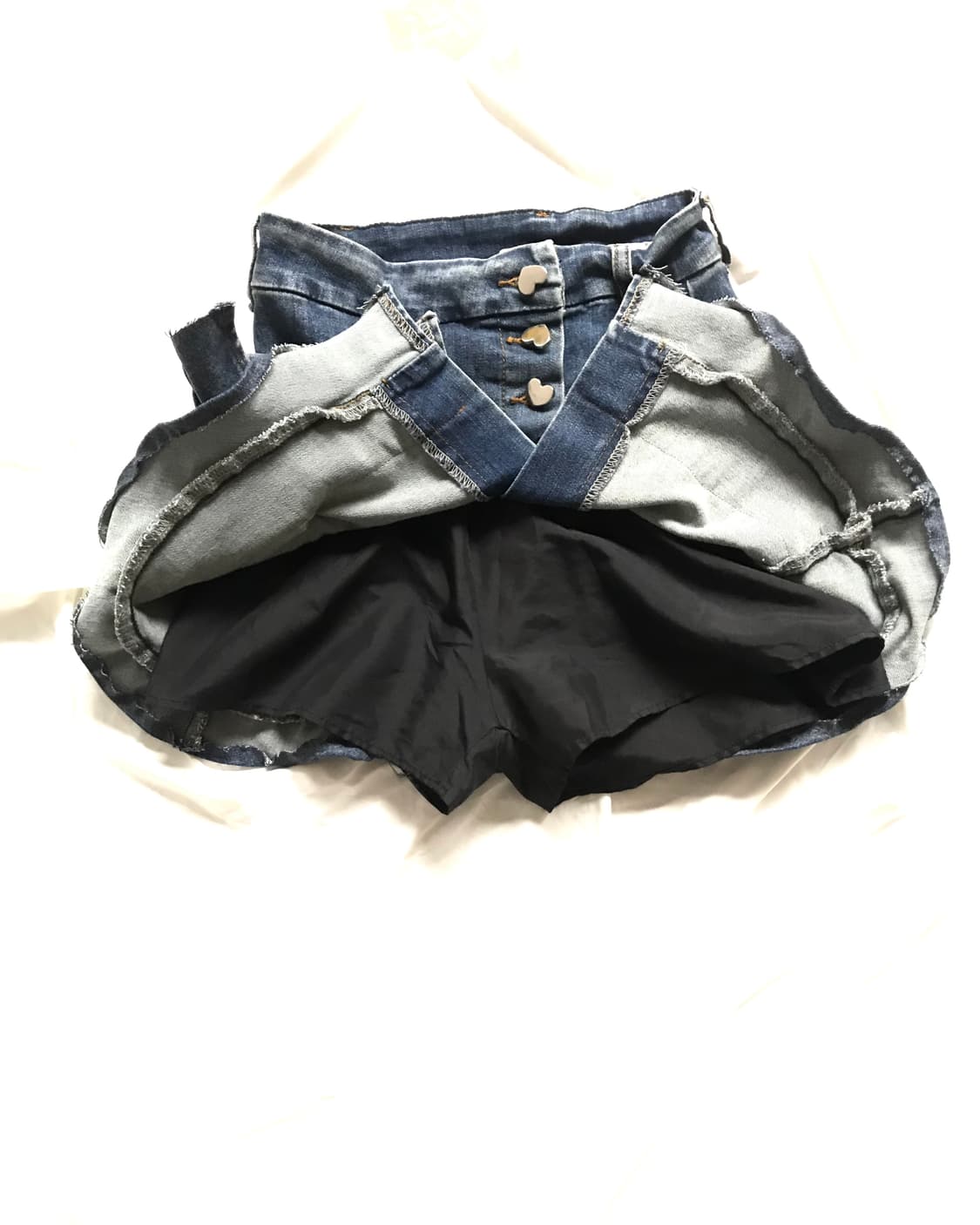 Custom🐾) Heart button highwest skirt 상품이미지2