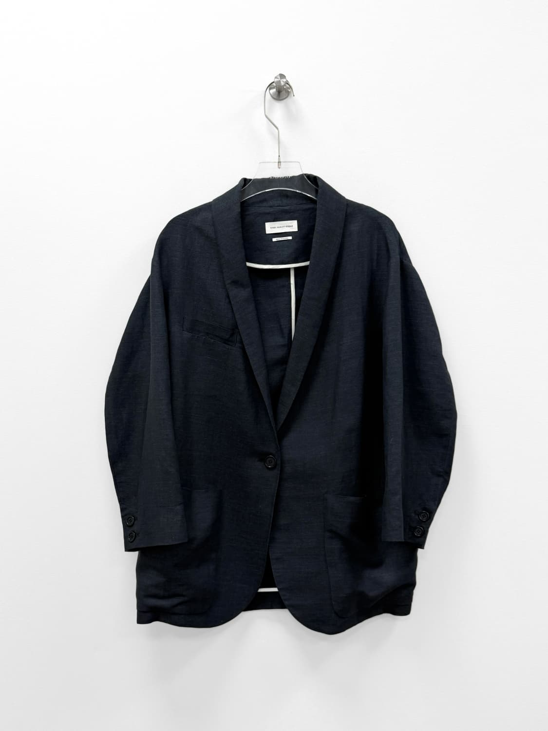 이자벨마랑 린넨 블렌드 원버튼 블레이저 상품이미지1