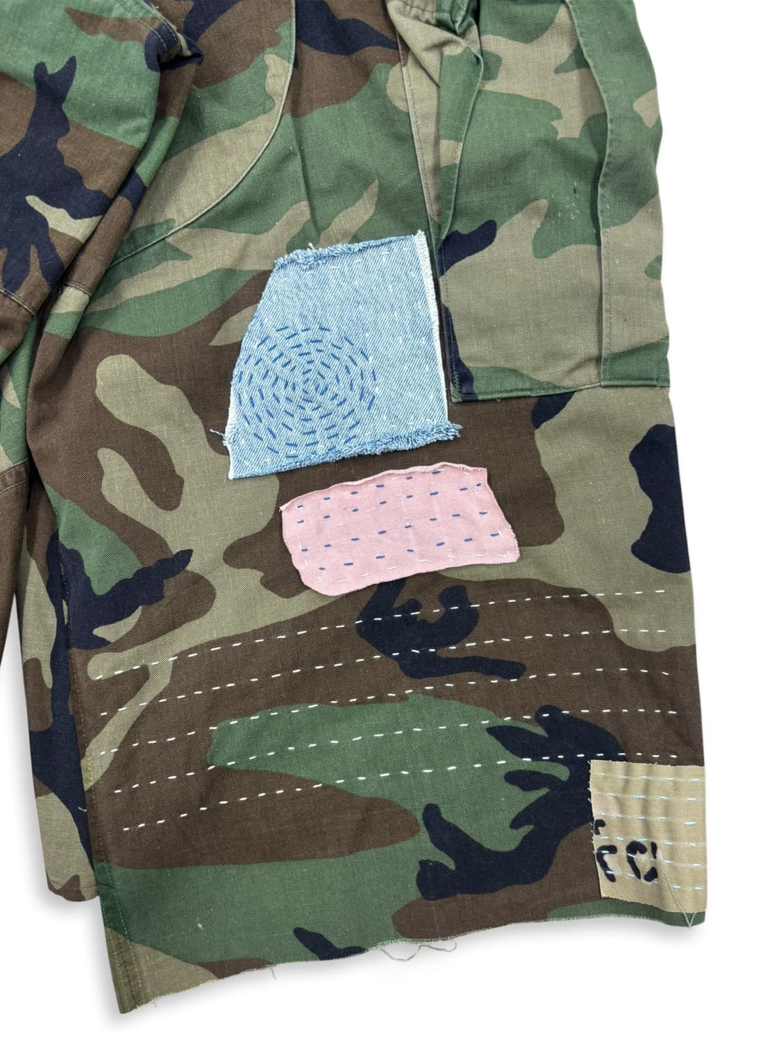 BDU Distressed Boro Sashiko Bermuda 상품이미지6