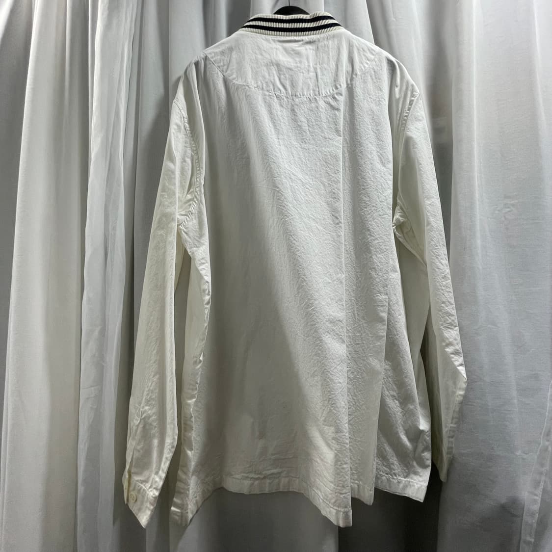 써네이/ 브이넥 립 풀오버 셔츠/ XL 상품이미지2