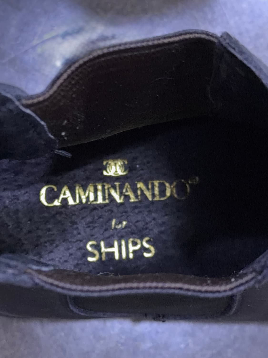 카미난도 x 쉽스 심플 첼시부츠 블랙 260 상품이미지9