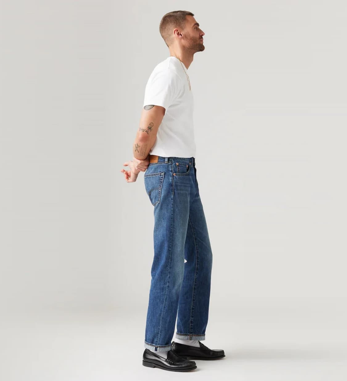 리바이스 505 레귤러 셀비지 프리미엄 데님 00505-2902 상품이미지4