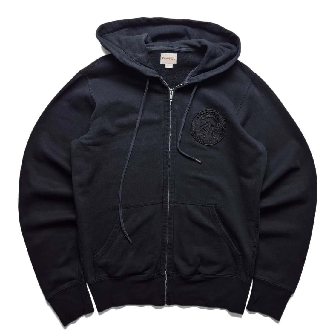[S] 디젤 패치로고 후드집업 상품이미지1