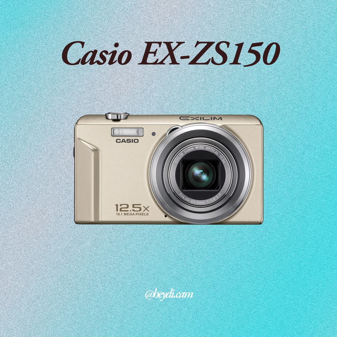 (입문용 1등) 카시오 EX-ZS150 골드 (Casio EX-ZS150 상품이미지1