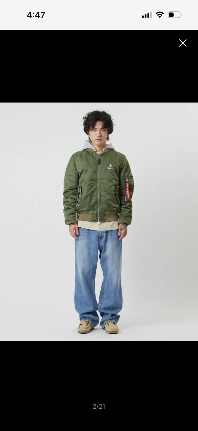 LMC X ALPHAINDUSTRIES 봄버 자켓 상품이미지5
