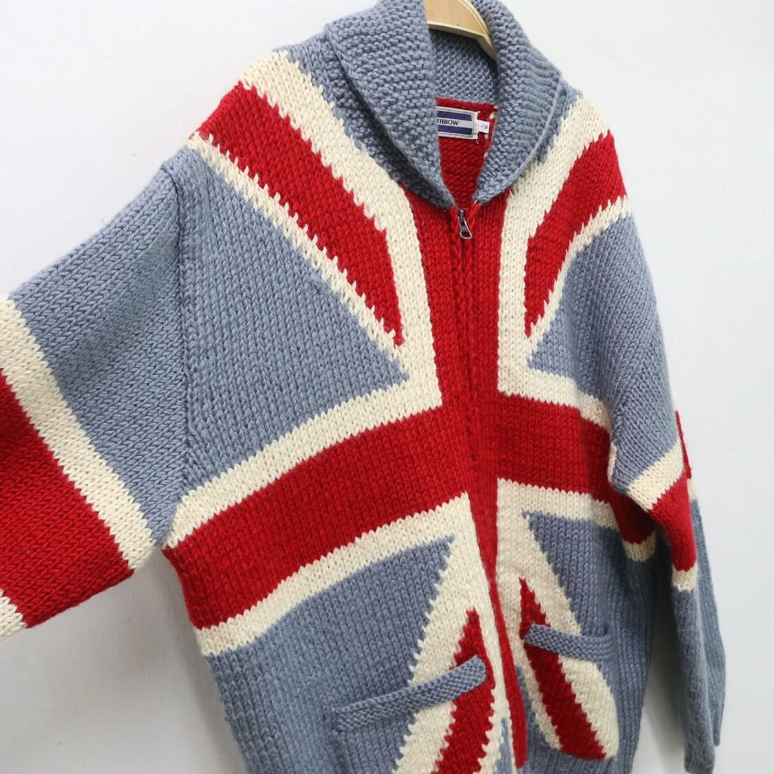 HEATHROW 코위찬 울 니트 집업 62387 상품이미지7