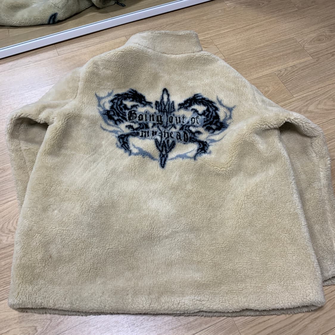 L)Grass hither 그라스히더 드래곤 후리스 상품이미지2