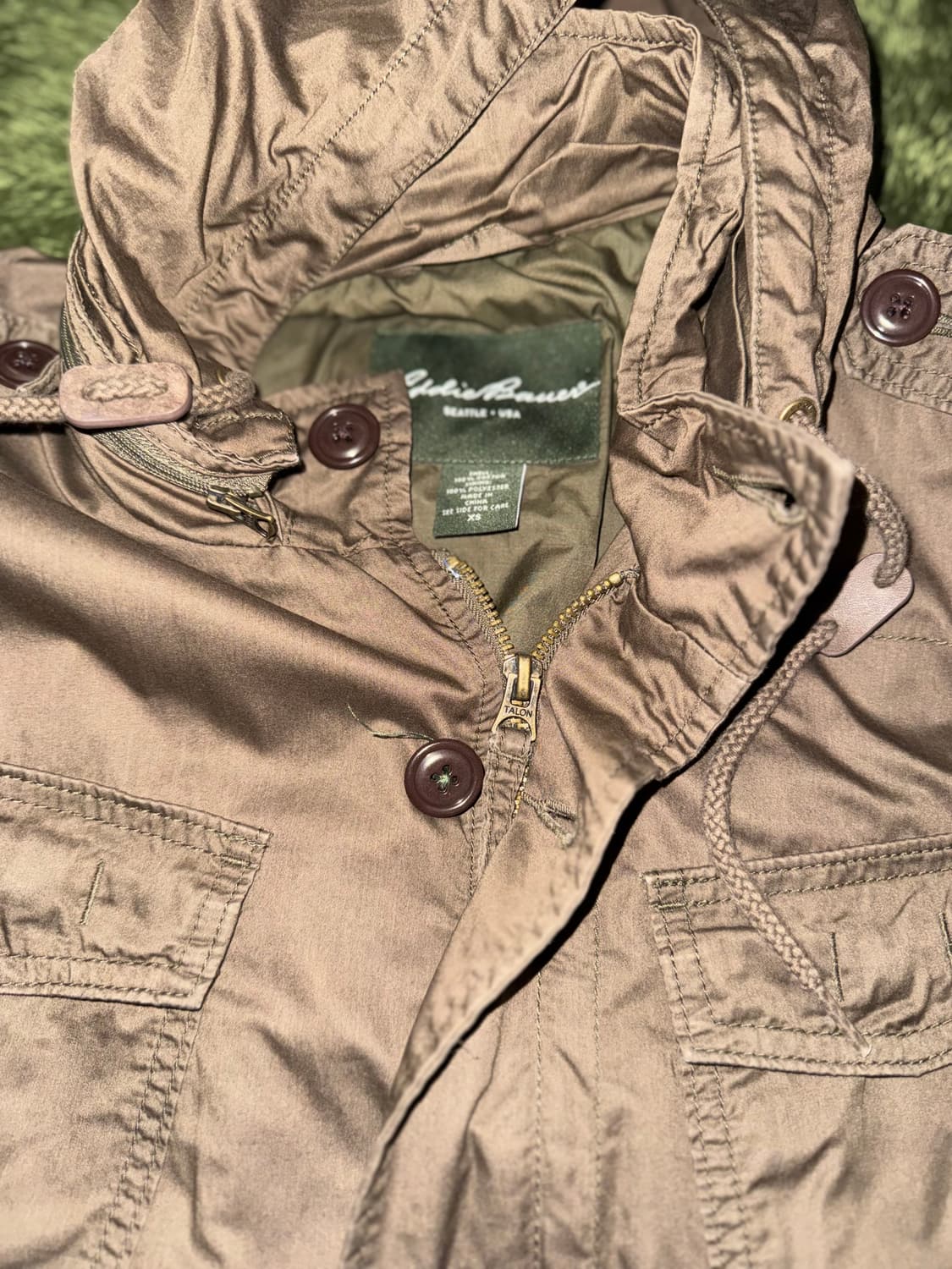 VTG 에디바우어 USA M65 필드 자켓 탈론 지퍼 상품이미지3