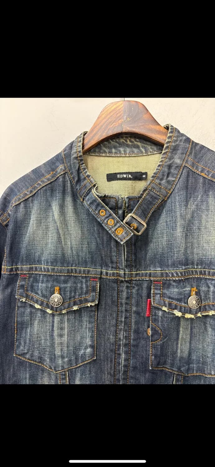 에드윈 데님 바이커 자켓 H1433 상품이미지3