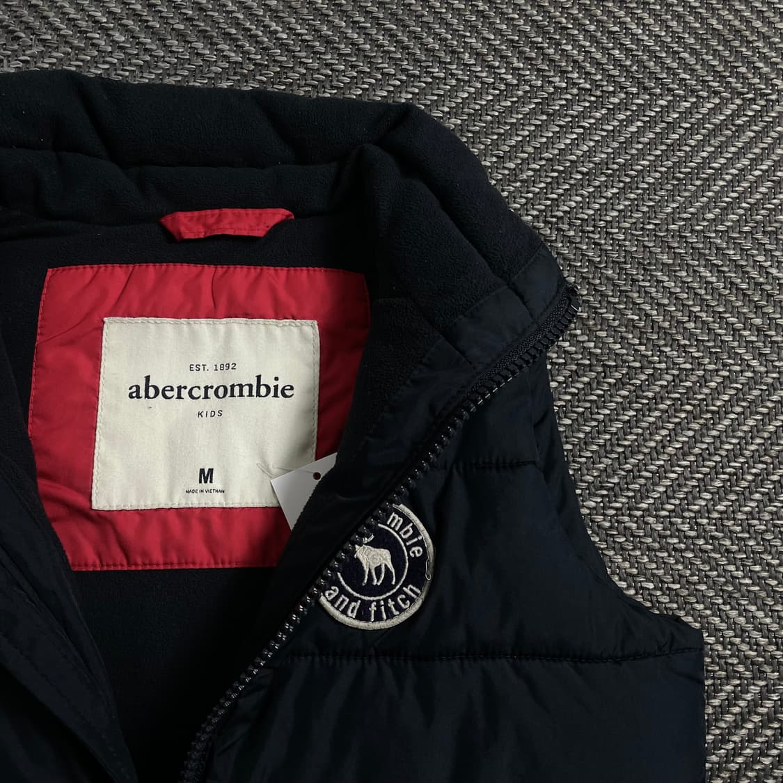 아베크롬비 y2k 크롭 빈티지 다운 베스트o 4150 상품이미지4