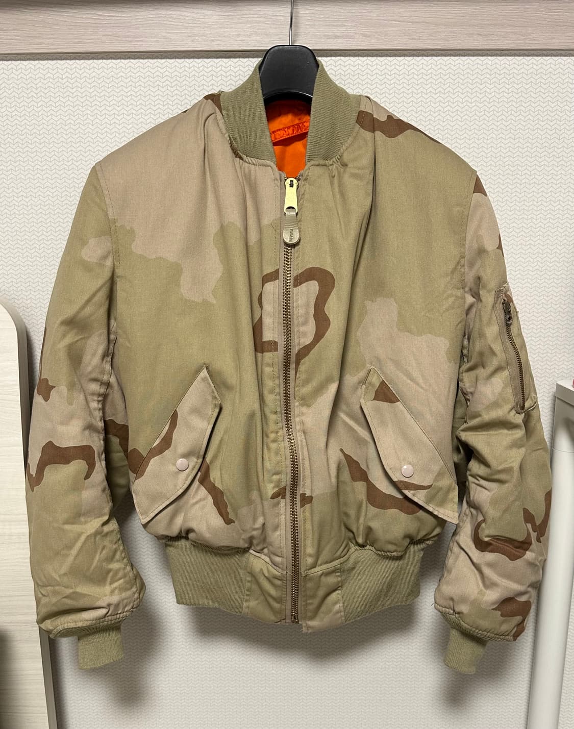 [L] 90s 알파인더스트리 데저트 카모 ma-1 상품이미지1