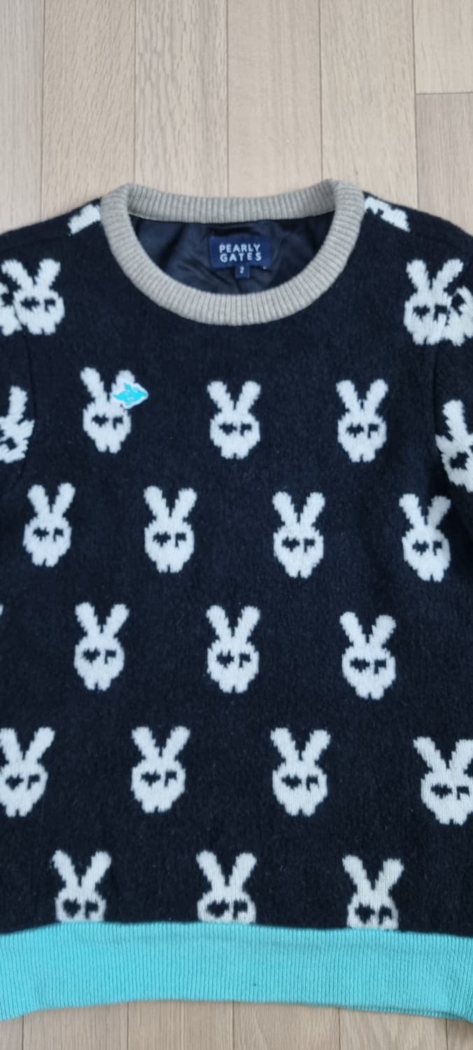 파리게이츠 골프 방풍 울91% 바니 니트 2size M _ 여성 상품이미지2