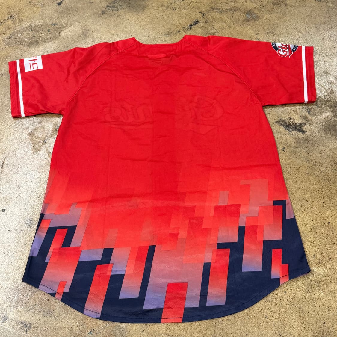 [ XL ] 롯데자이언츠 반팔 야구 유니폼 b8 상품이미지3