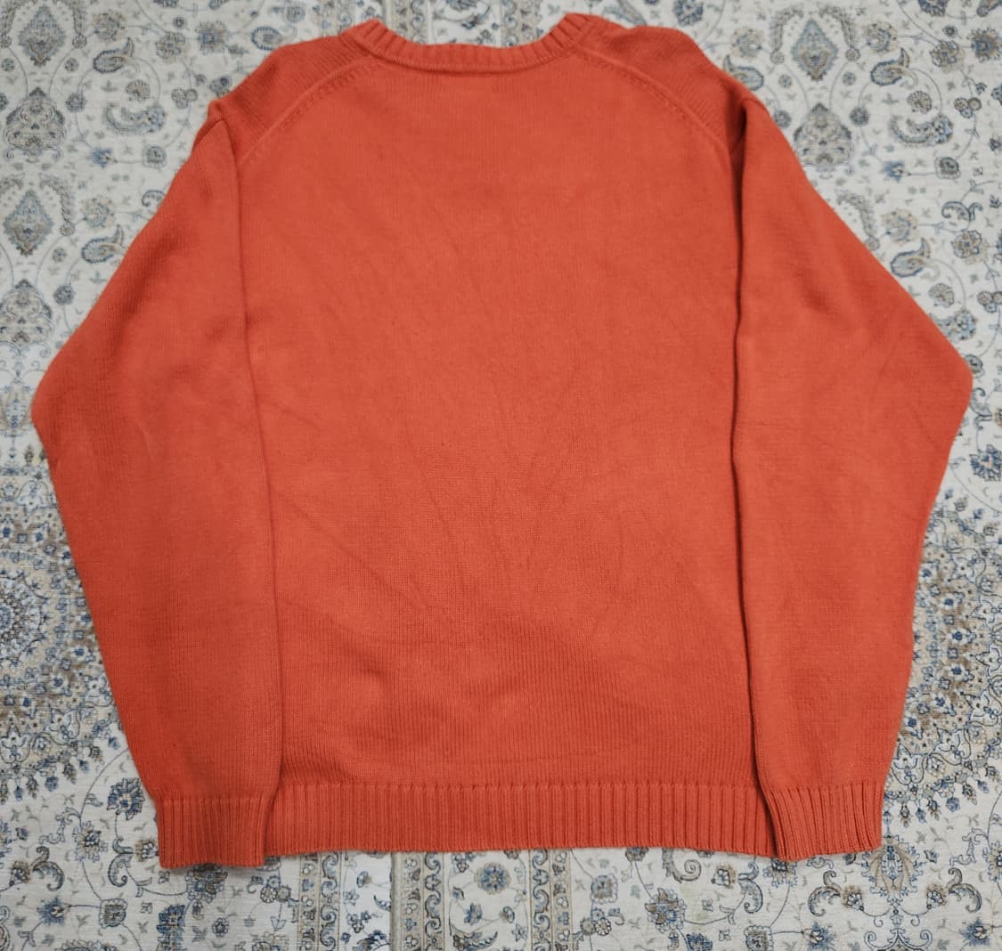 L.L.Bean 엘엘빈 오렌지 브이넥 니트 L 상품이미지3