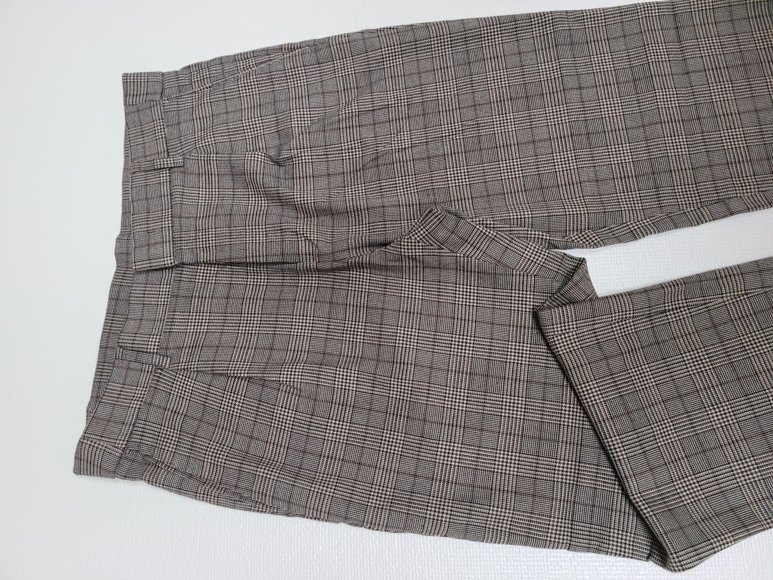 스파오 SPAO 남자 체크패턴 슬랙스 34 브라운 상품이미지3