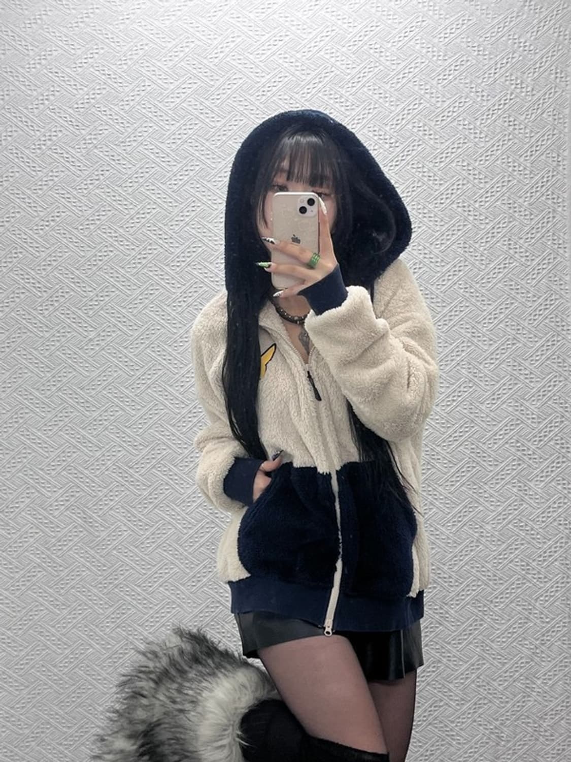 마크곤잘레스 와릿이즌 엔젤 보아 후리스 후드집업 L C08838 상품이미지2