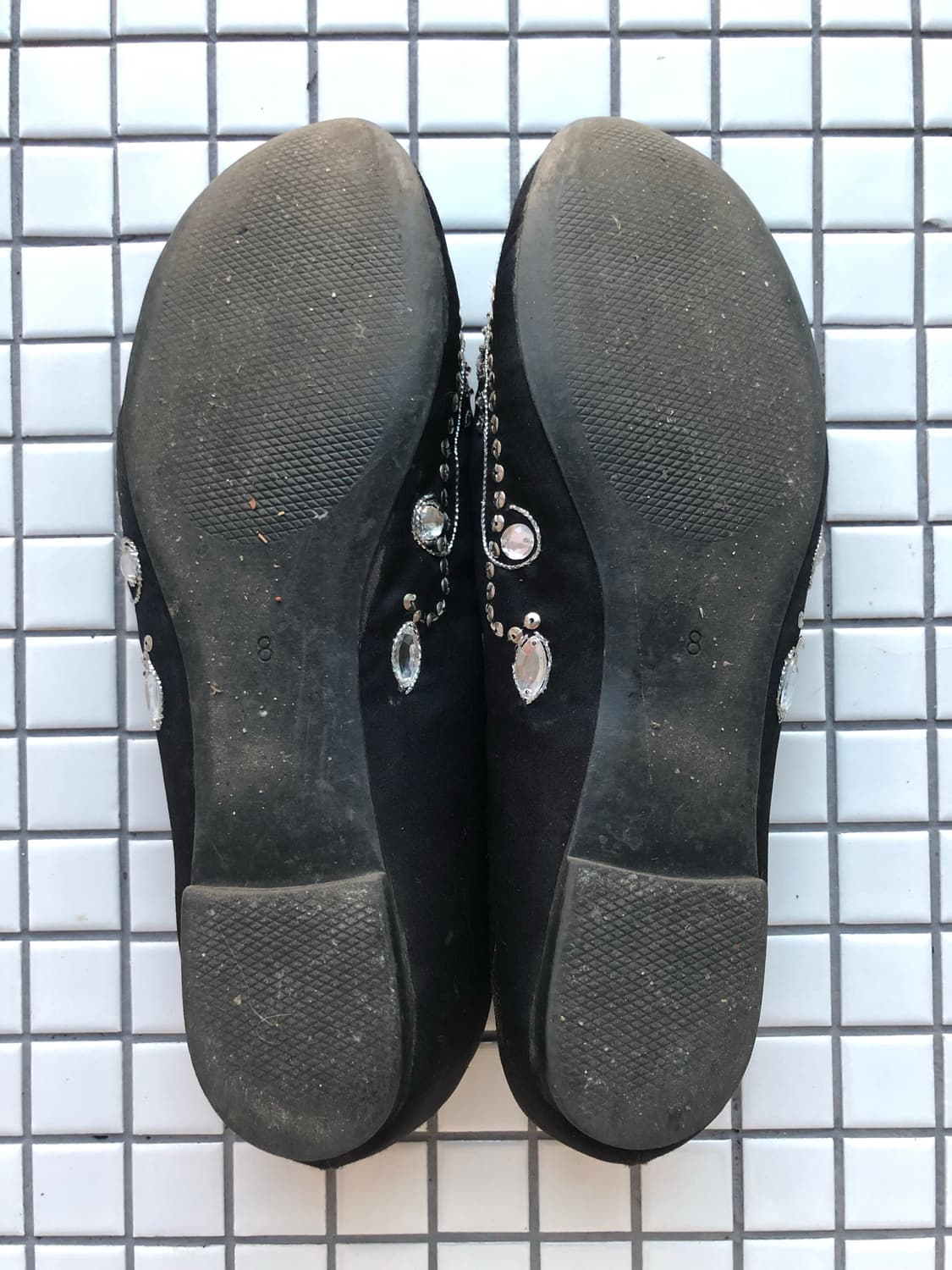 Beaded Jeweled Ballet Flats 상품이미지4