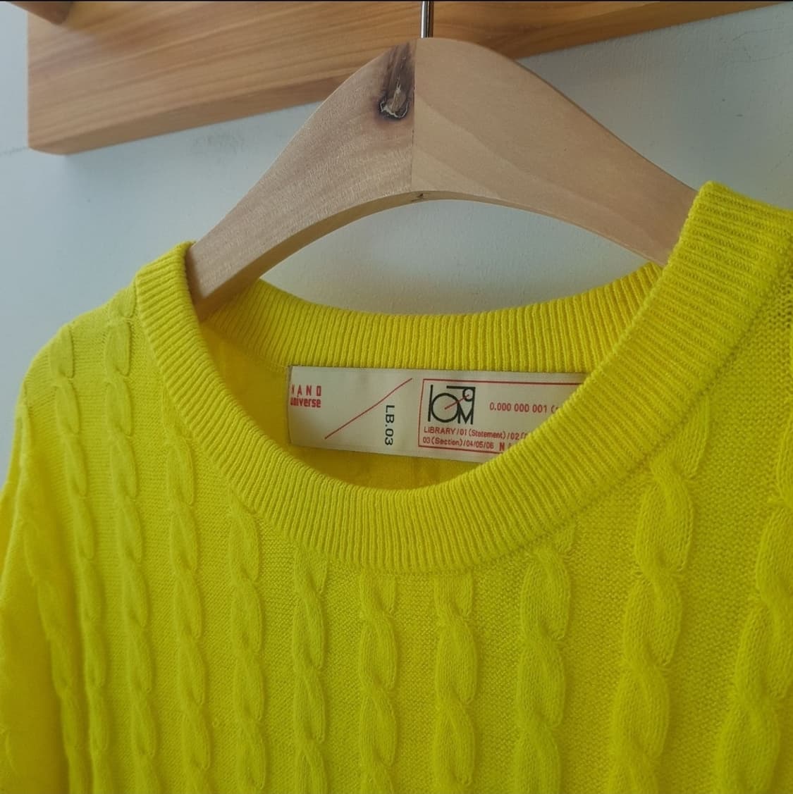 나노 유니버셜 캐시미어 믹스 케이블 니트 상품이미지5