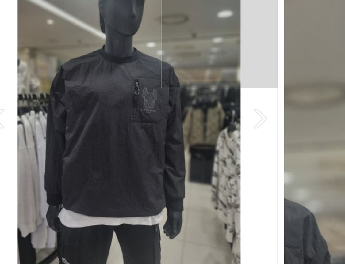 라이프워크 바람막이 티셔츠 남성100-105 상품이미지2