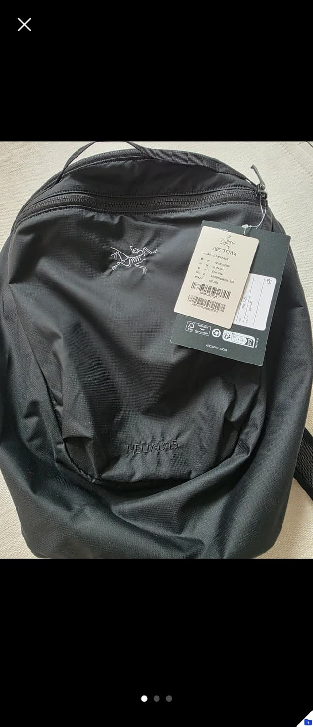 아크테릭스 헬리아드 15 블랙 백팩 상품이미지1