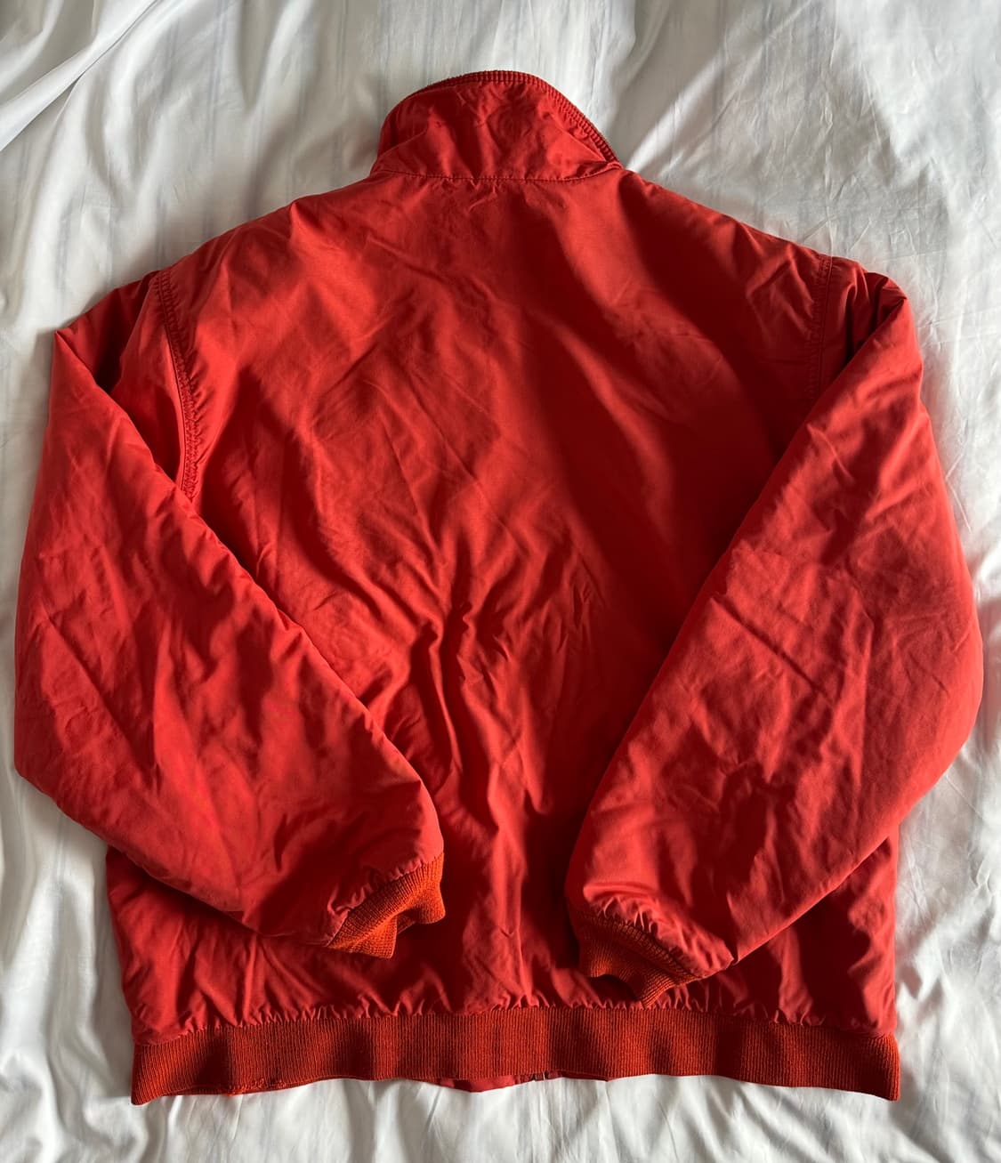 [XL] 90s 엘엘빈 ll bean 웜업 자켓 오렌지 상품이미지2