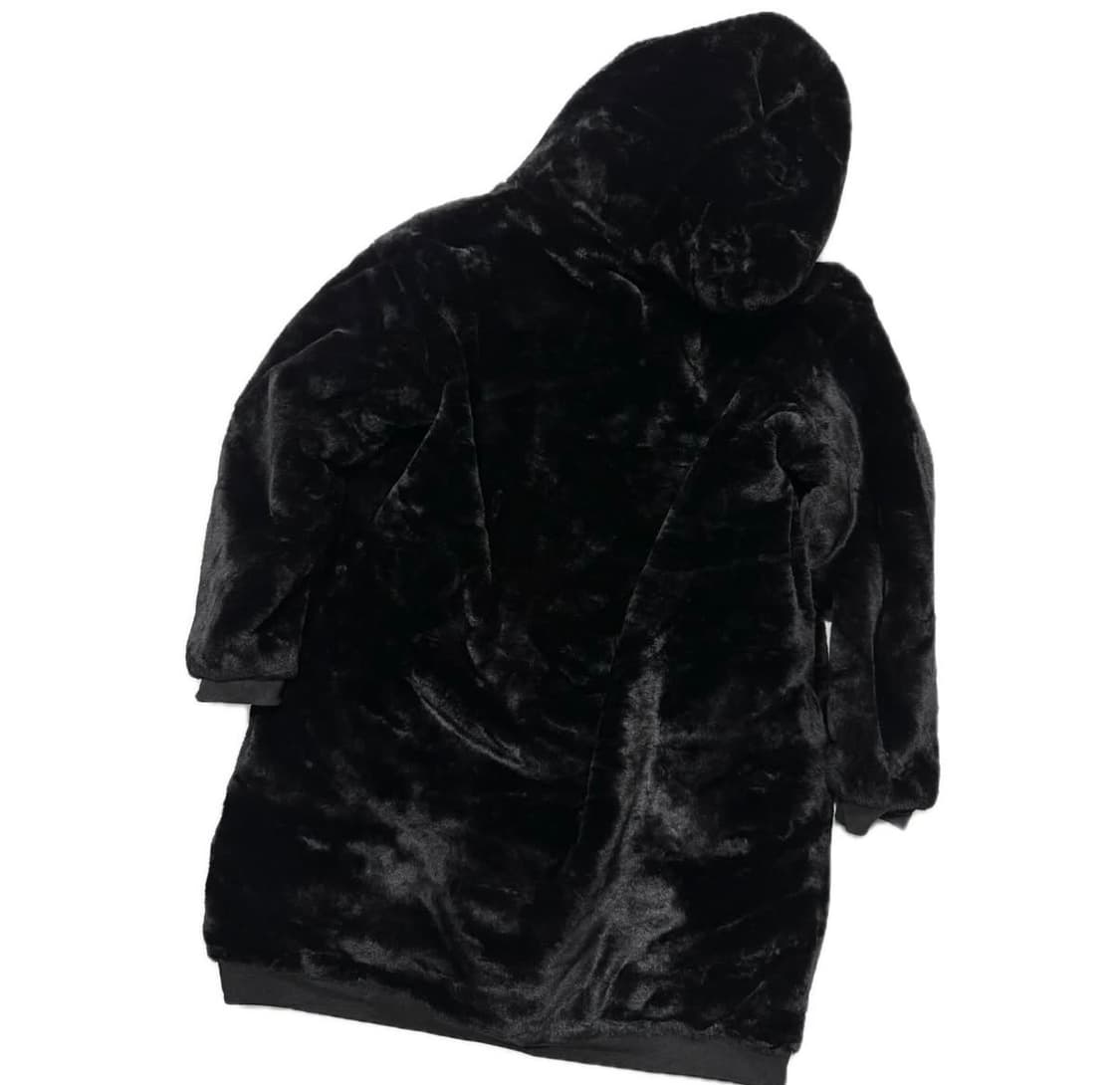 후디드 퍼 코트 상품이미지2