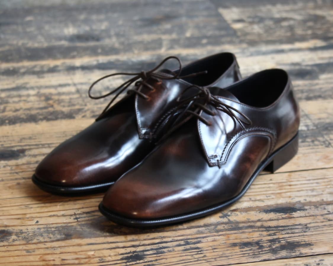 [새제품]43 메종마르지엘라 브라운 더비슈즈 구두 신발 파티나염색 상품이미지3