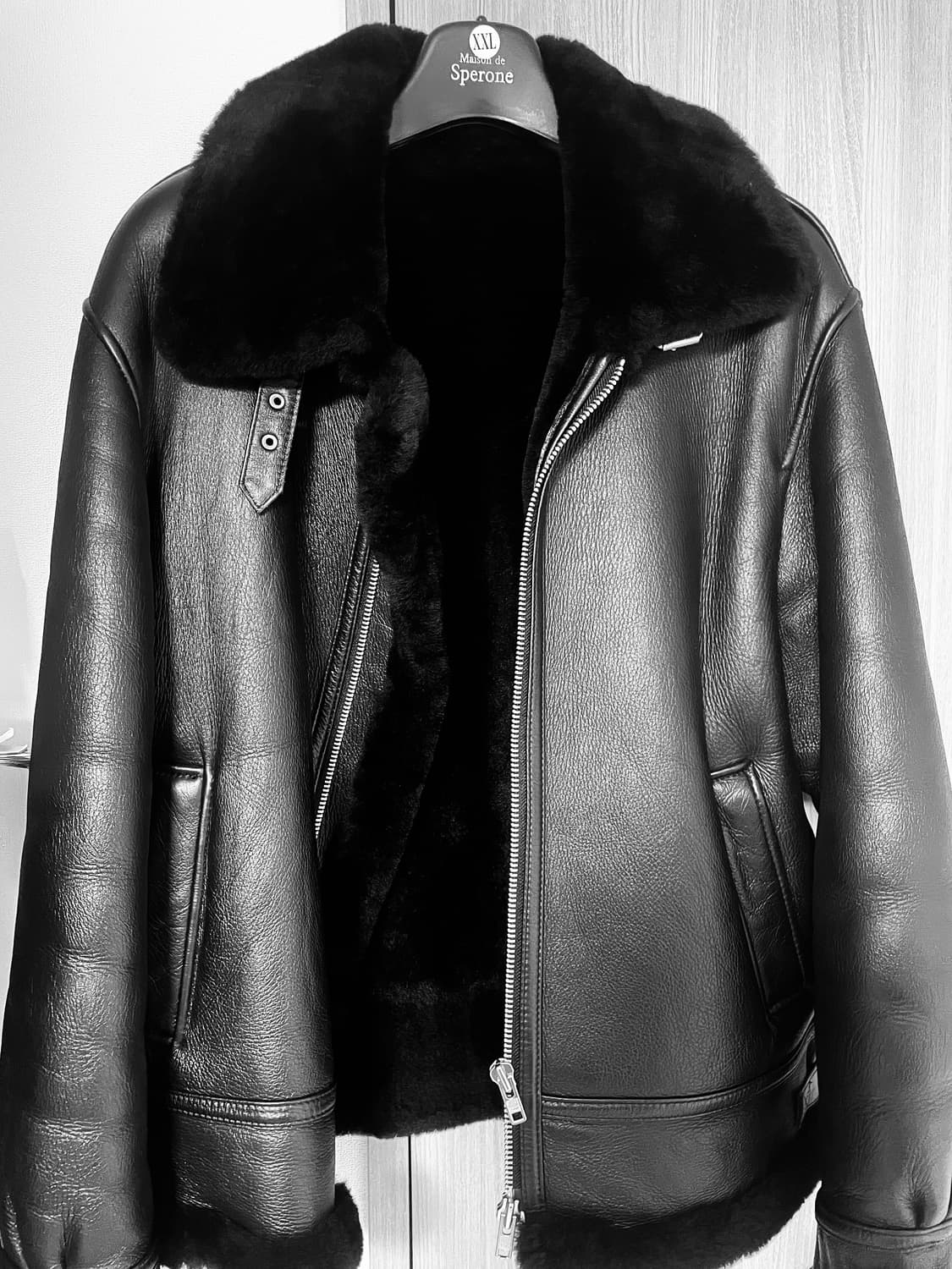 스페로네 B-3 리얼 레더 무스탕 XXL 상품이미지1