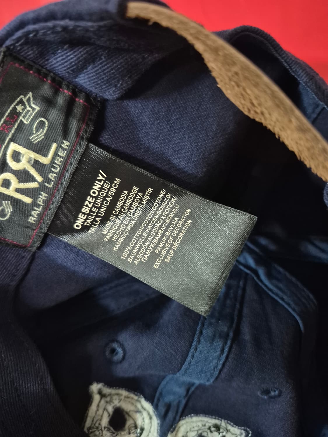 RRL 더블알엘 아플리케 볼캡 상품이미지6