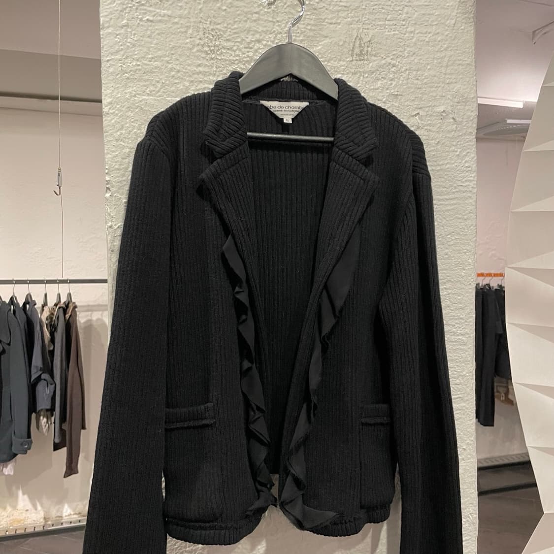 꼼데가르송 프릴 디테일 가디건 상품이미지2