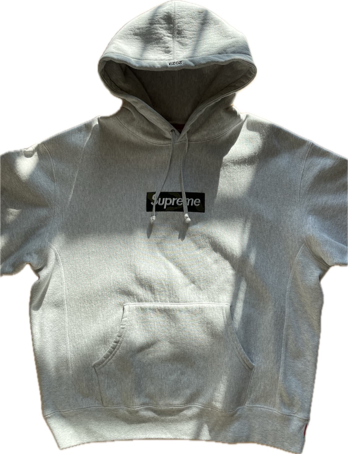 슈프림 박스로고 후드 스웻셔츠 애쉬그레이(23FW) 상품이미지3