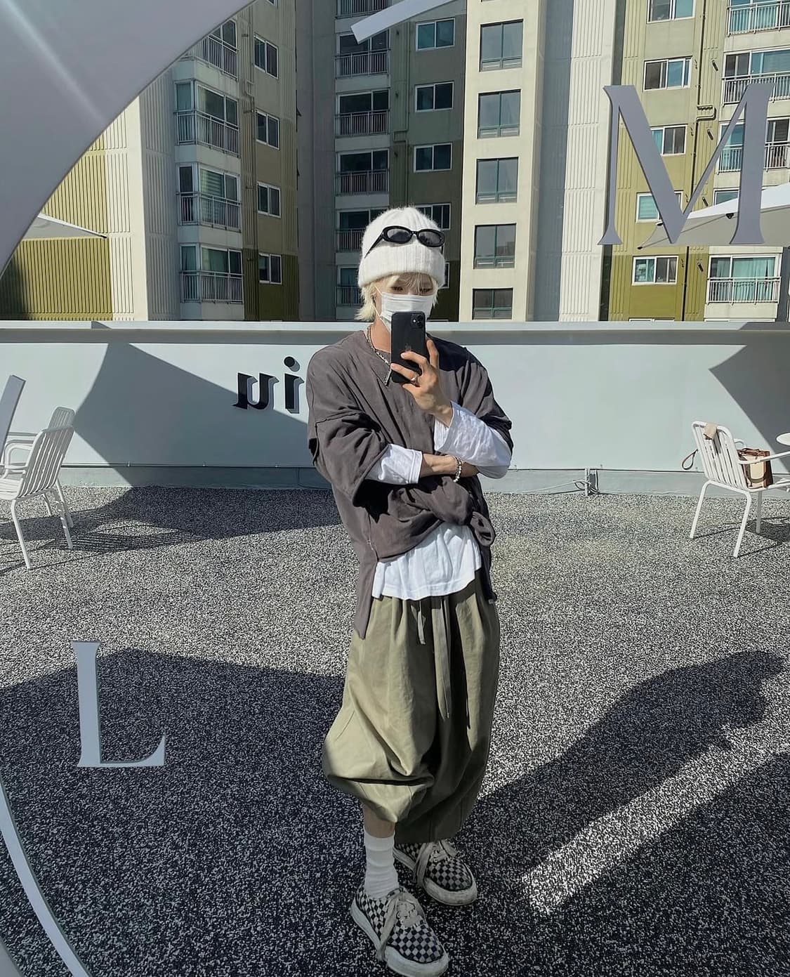 [43] 미하라 야스히로 베이커 OG 체커 스니커즈 상품이미지2