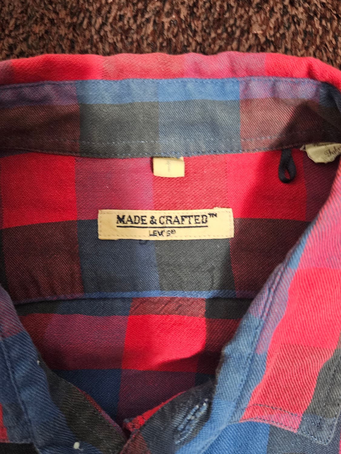 리바이스 MADE & CRAFTED 체크 셔츠 90 상품이미지3