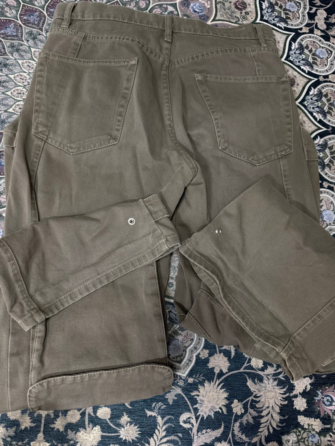 자라 유틸리티 포켓 팬츠 브라운 KR32 EU42 상품이미지4