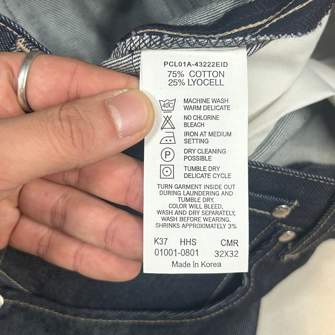 32inch) 리바이스 엔지니어드 데님 청바지 상품이미지8