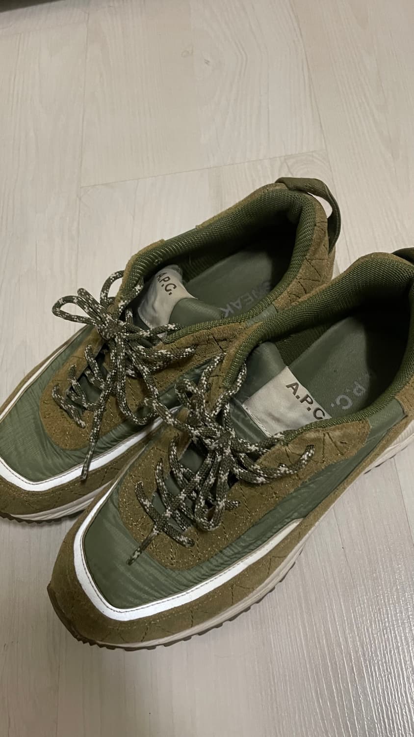 A.P.C. 아페쎄 스니커즈 카키 EU40 상품이미지2