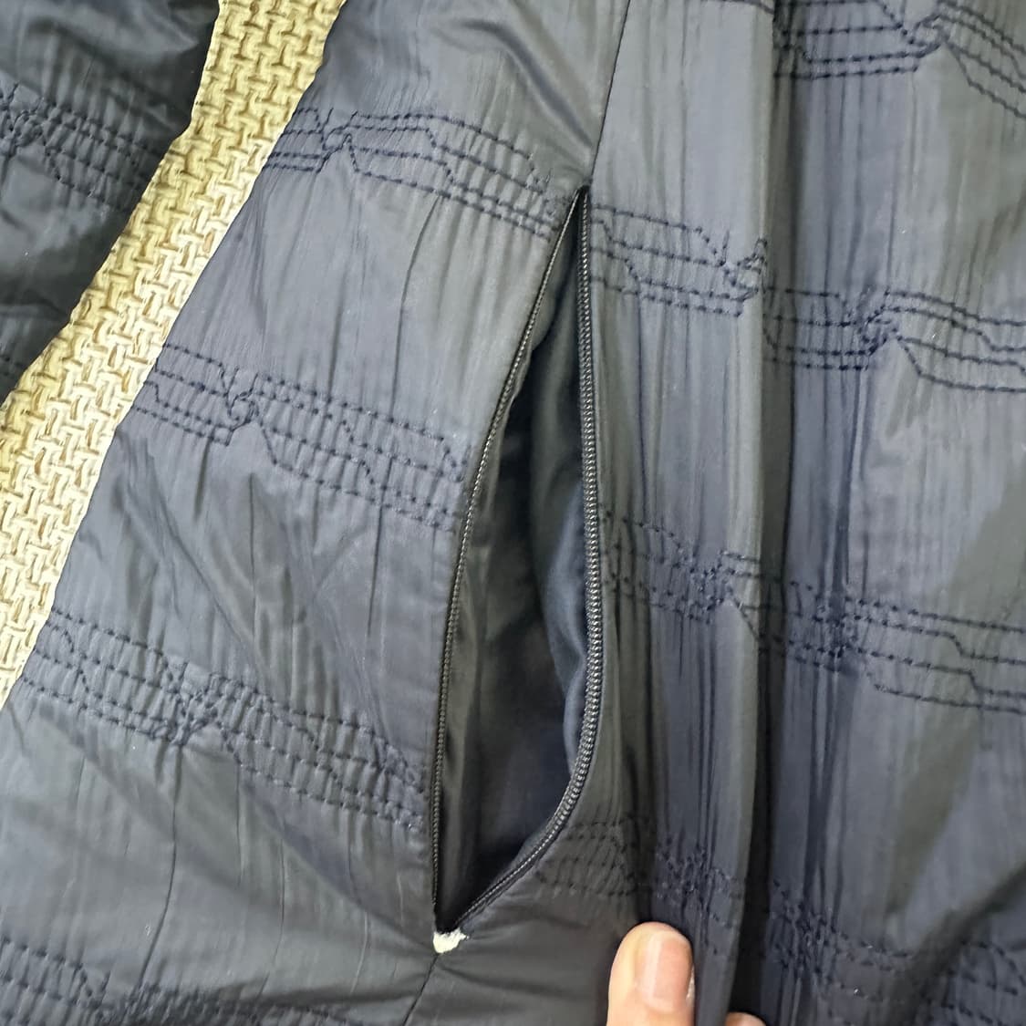 95 휠라 토끼털 패딩(한쪽지퍼고장) 0326D 상품이미지6