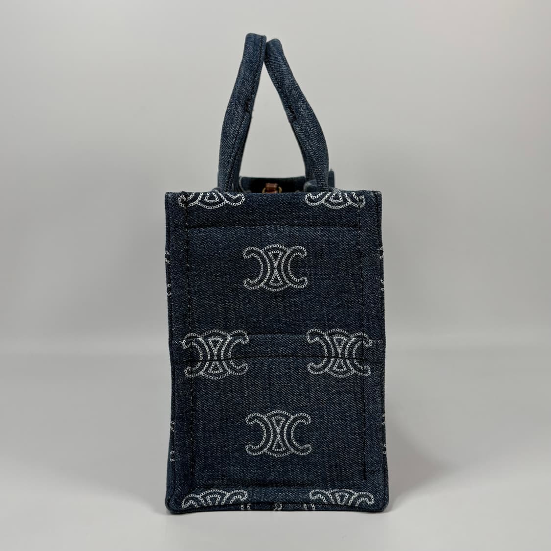 셀린느 스몰 카바스 타이스 트리오페 데님 토트백  상품이미지5