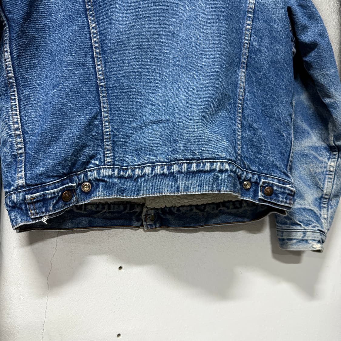 80s 리바이스 USA 71608 쉐르파 데님 트러커 자켓 상품이미지6
