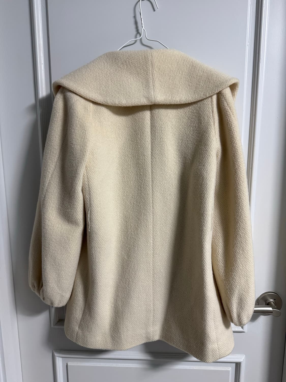 모리걸 아이보리 코트 상품이미지3