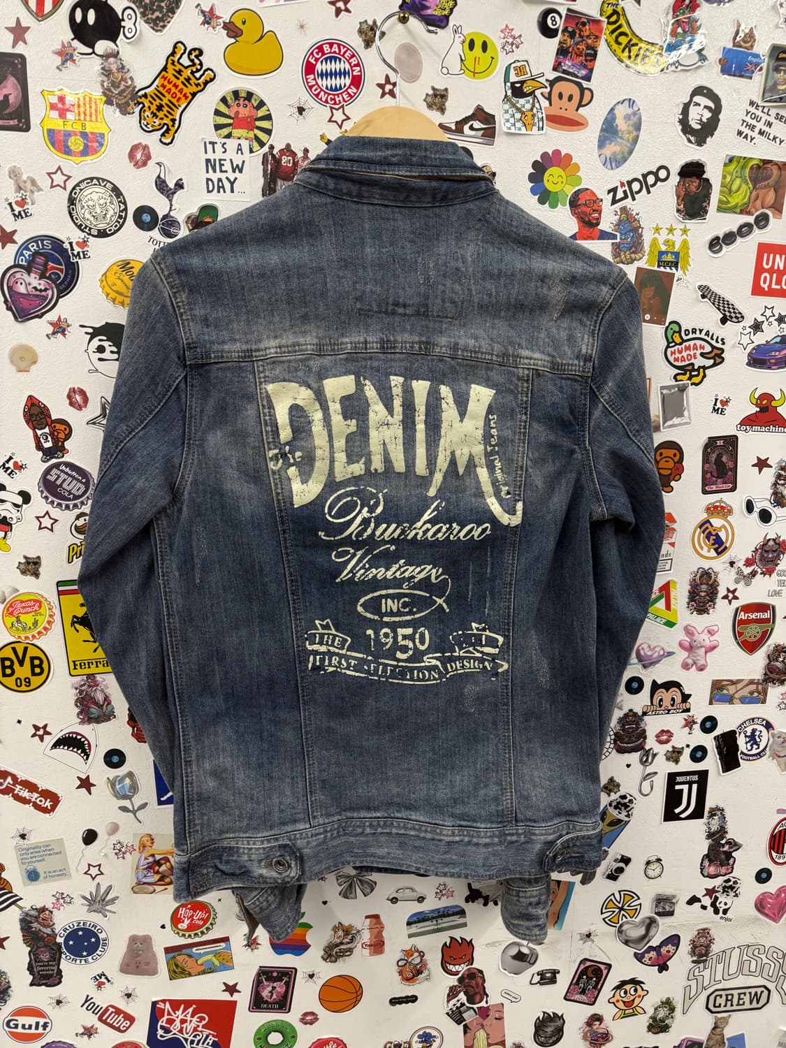 Buckaroo 버커루 백 프린팅 데님 청자켓 M 상품이미지3